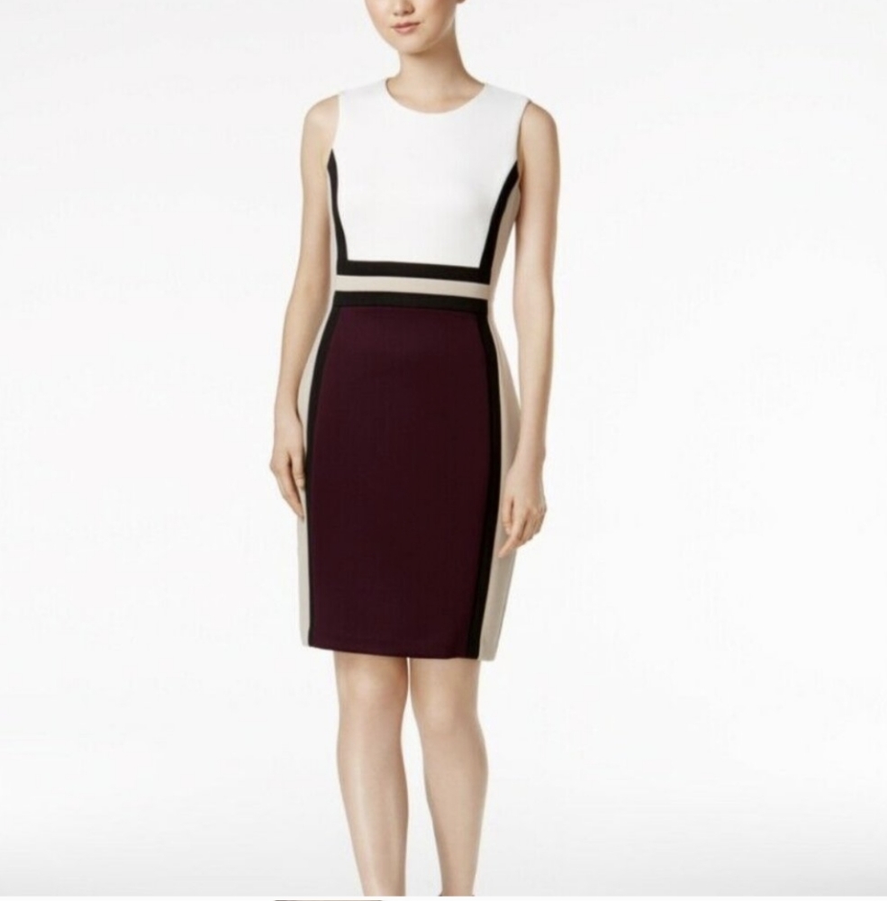 Calvin Klein Purple Dress